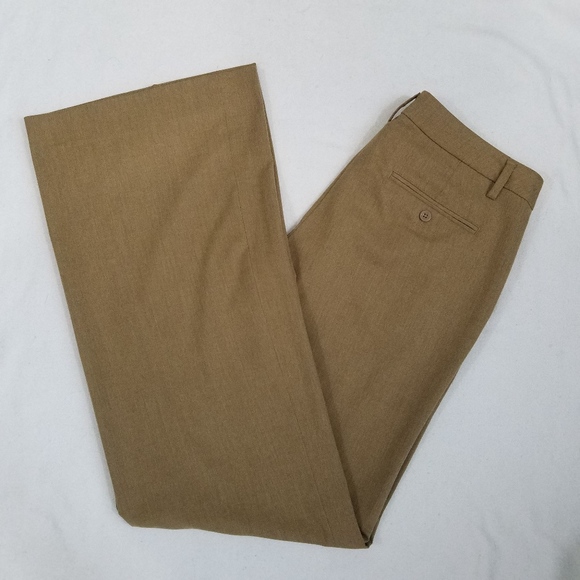 GAP Women's Khaki Tan Wide Leg Trouser Pants | 6L - Picture 2 of 7